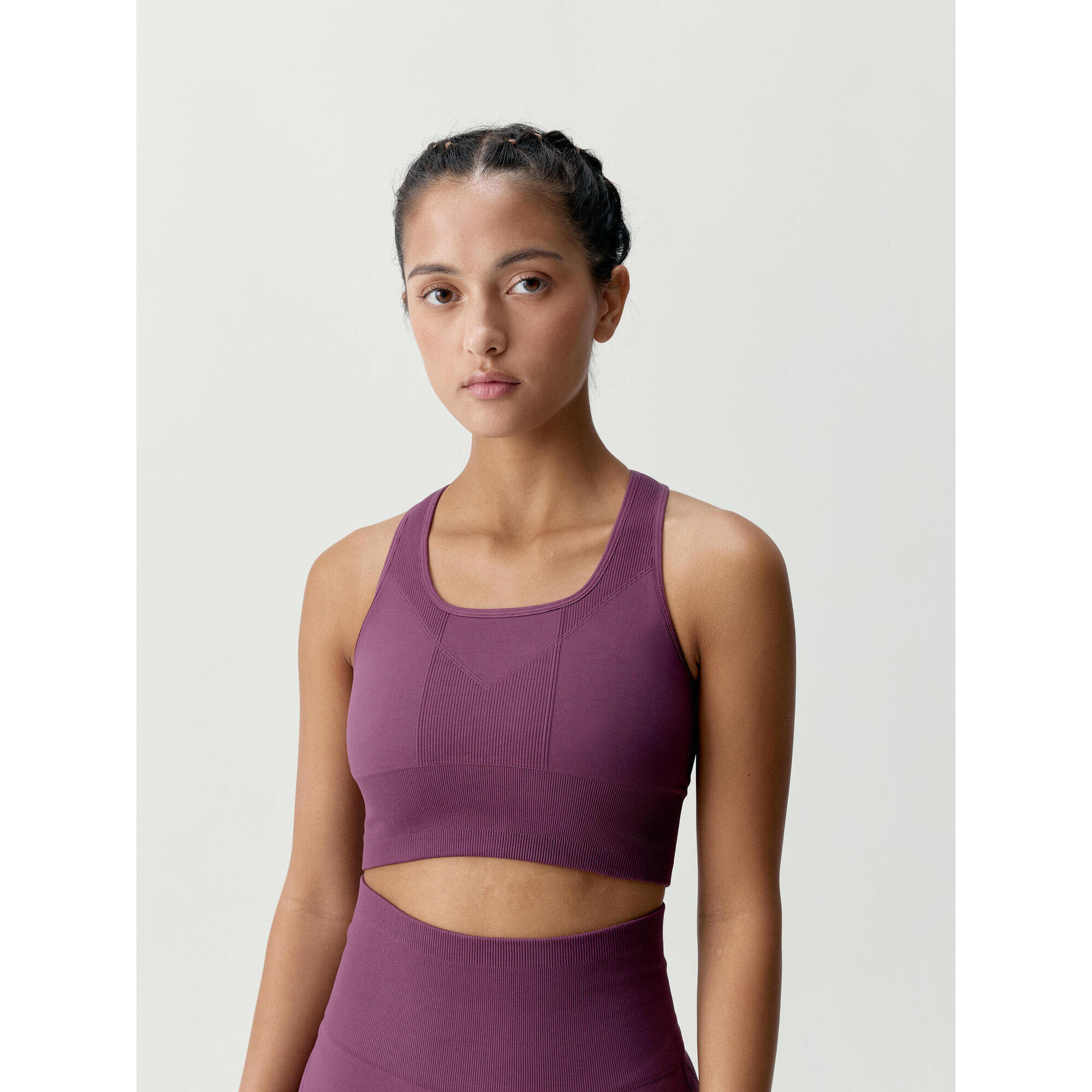 Born Living Yoga - Ambra Born Living Yoga Soutien-gorge De Sport Pour Femme - Brassière - Violet - 42 M/l - Decathlon