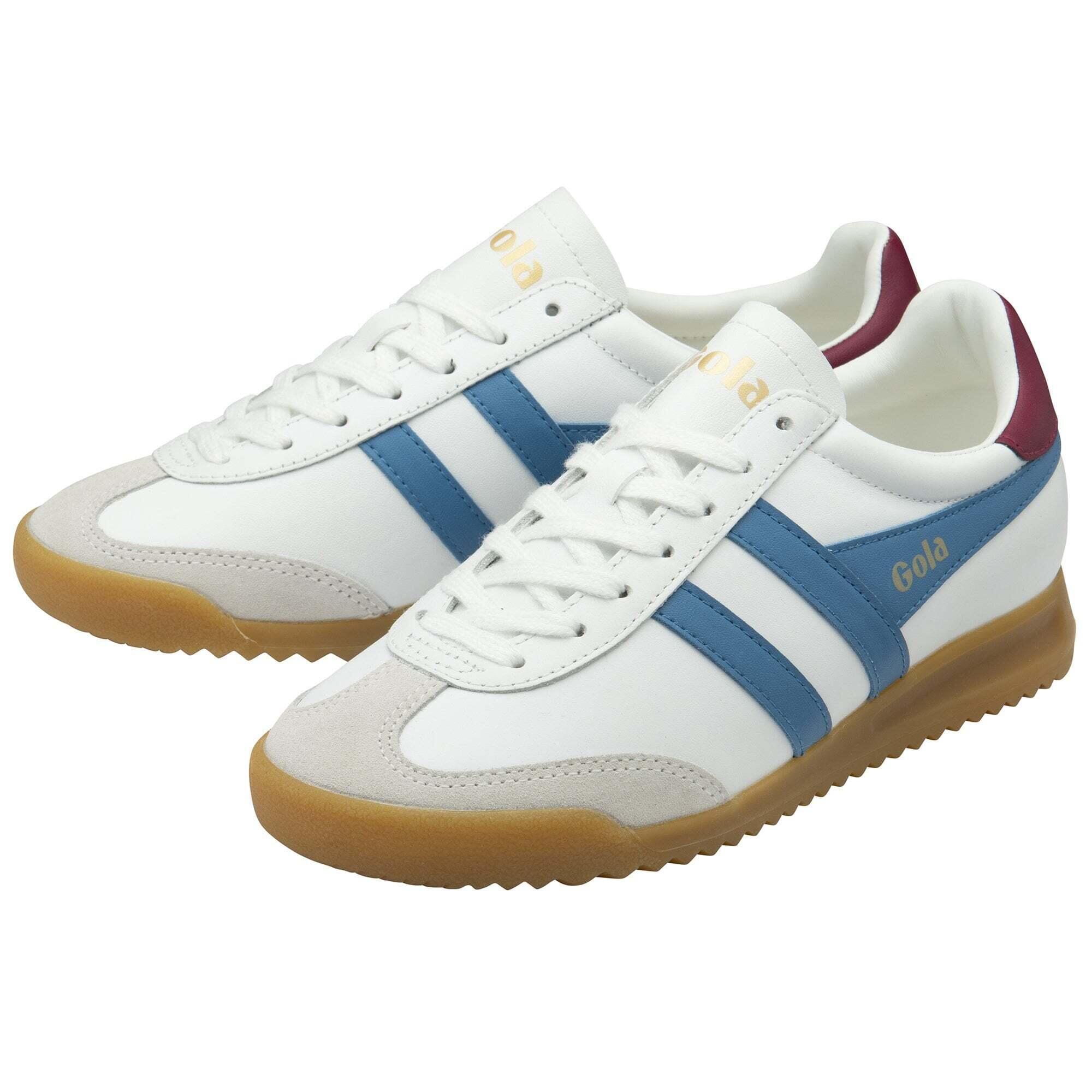 Zapatillas de cuero con cordones para mujer Gola Torpedo Leather 3/3