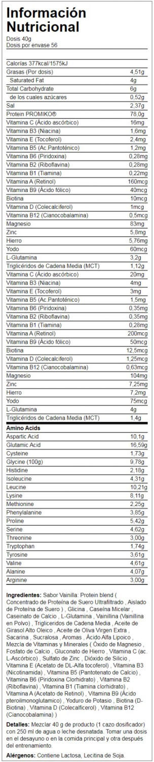 Whey Matrix - 2.3kg Vanille cannelle de Quamtrax 4/5
