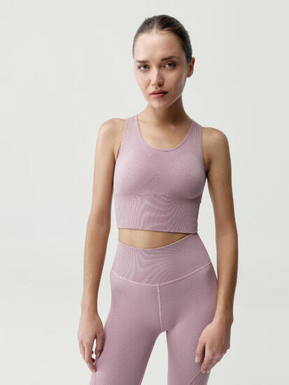 Top sportivo da donna Mandira Sostegno Medio Seamless