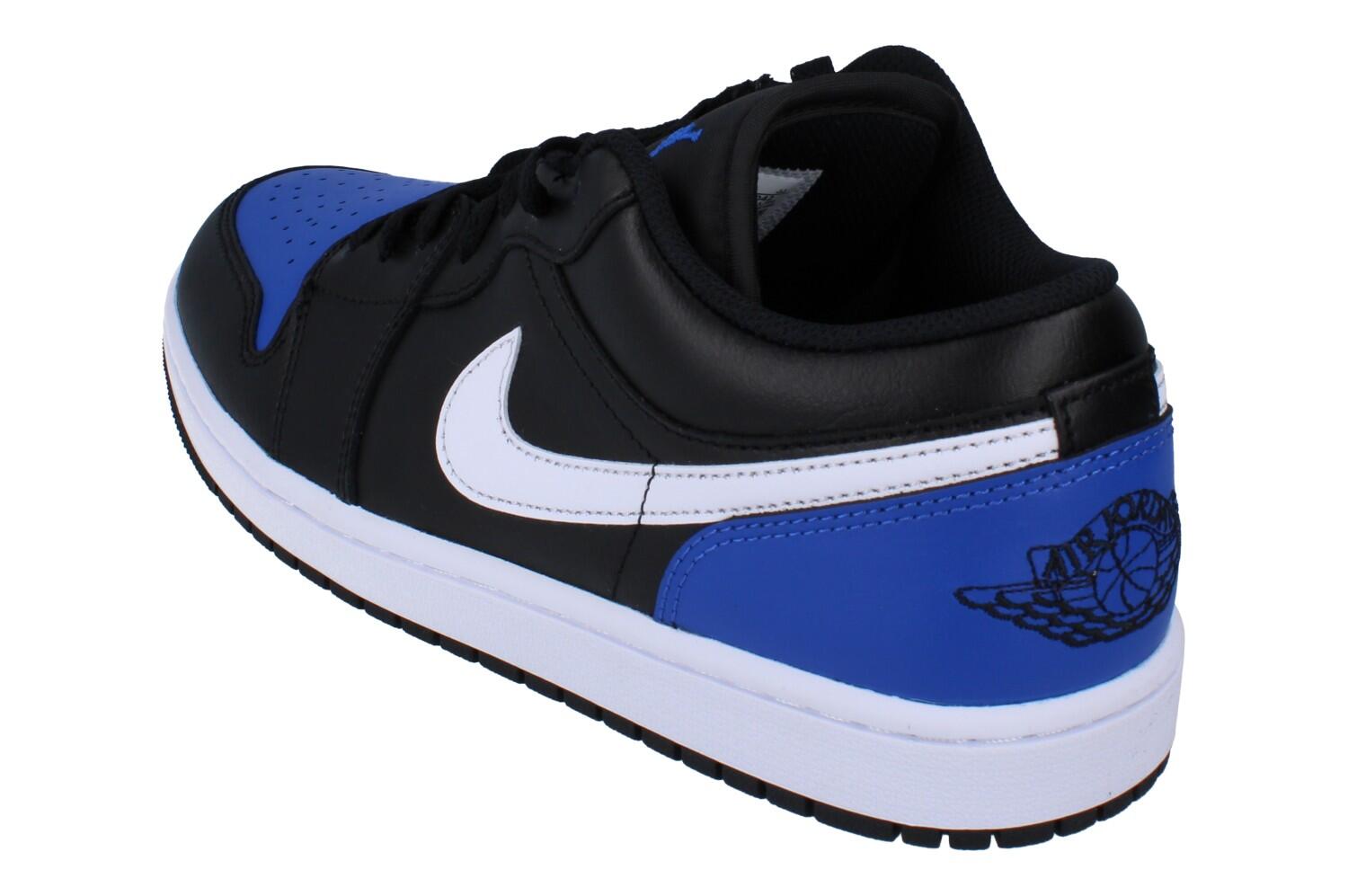 Air Jordan 1 Low Black Royal Toe 2/6