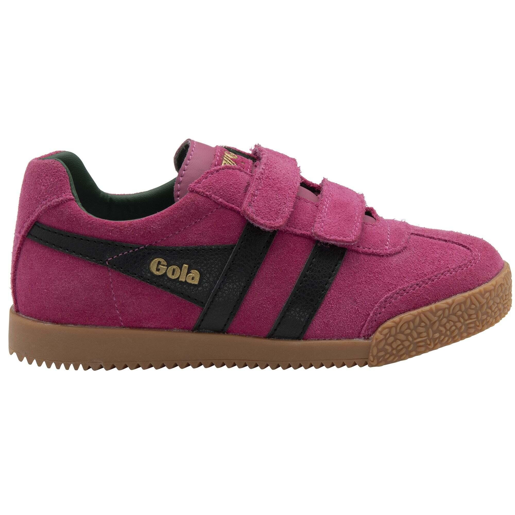 Gola - Baskets Enfant Gola Harrier - Baskets - Noir|rose - Decathlon