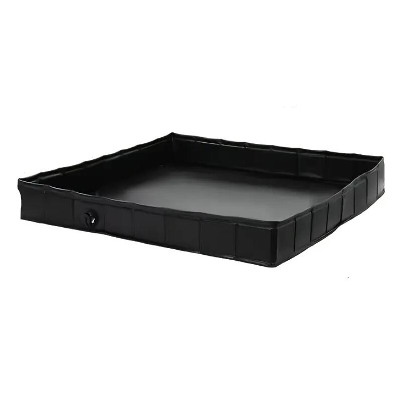 NNETM Camping Foldable RV Shower Pan Outdoor Basin