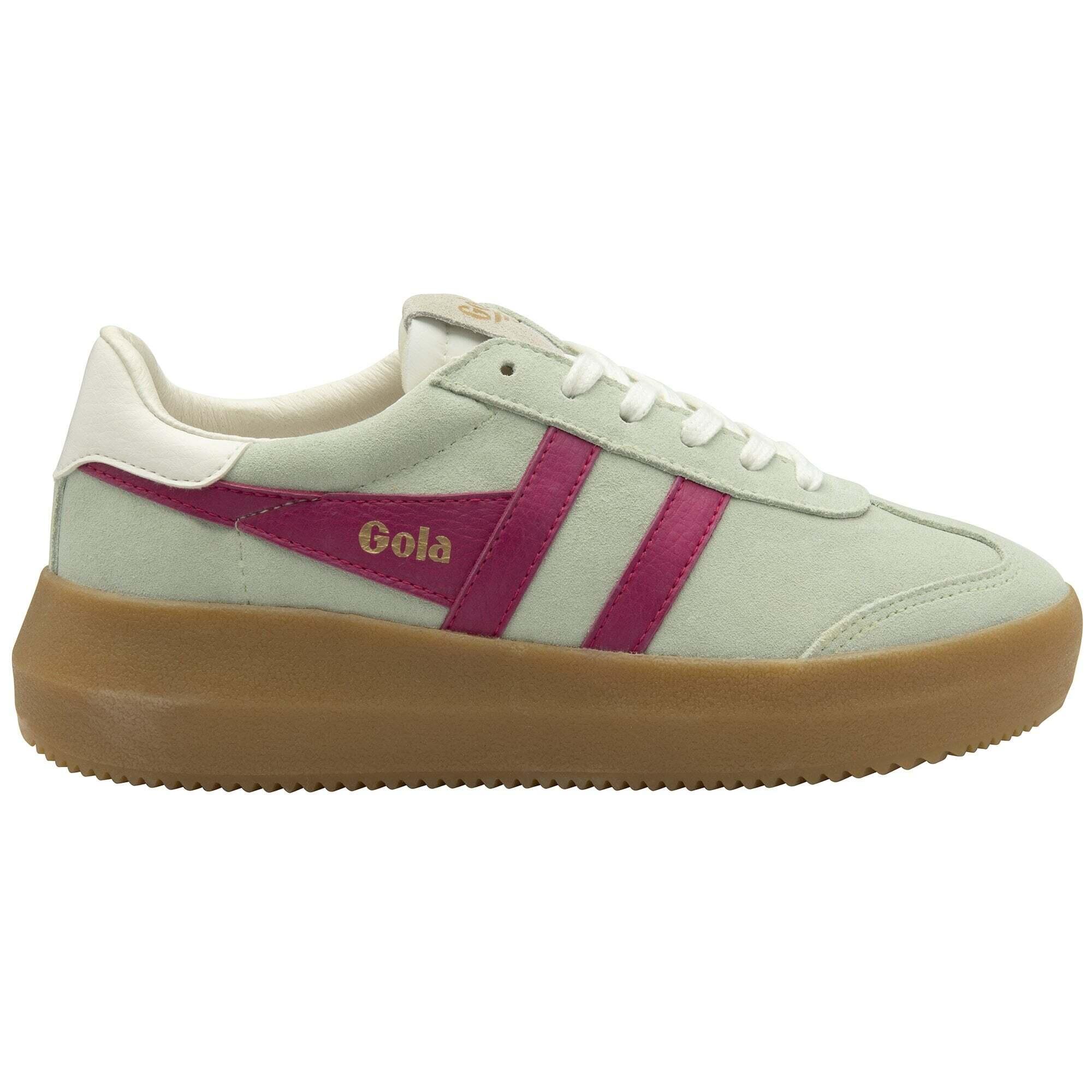GOLA Lace-up suede trainers for women Gola Athena