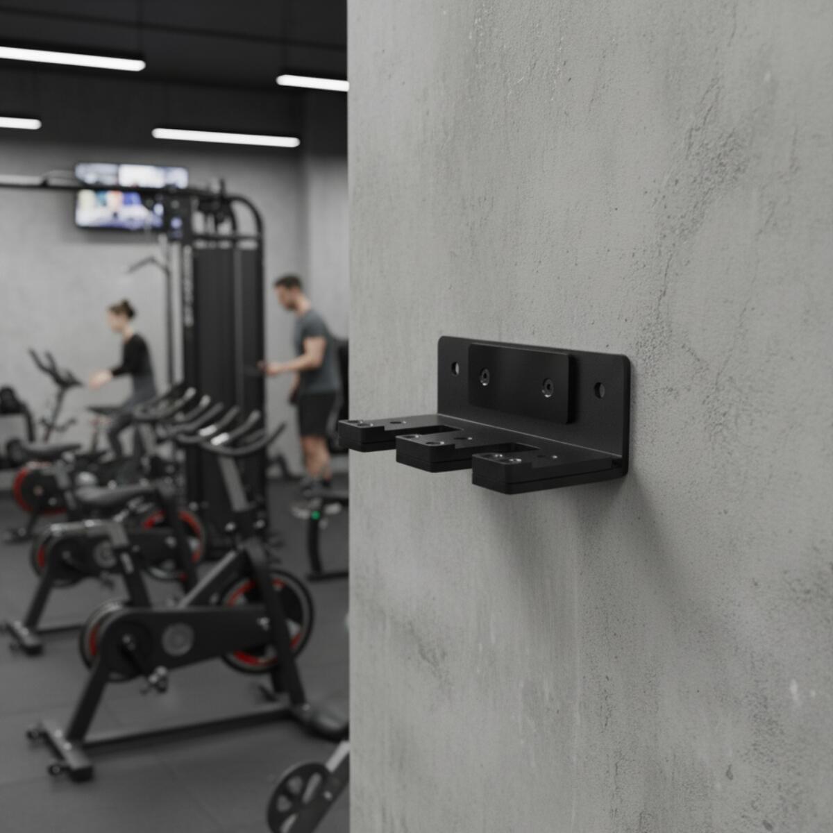 GladiatorFit "Appendiabiti" da parete per 2 barre 2/2