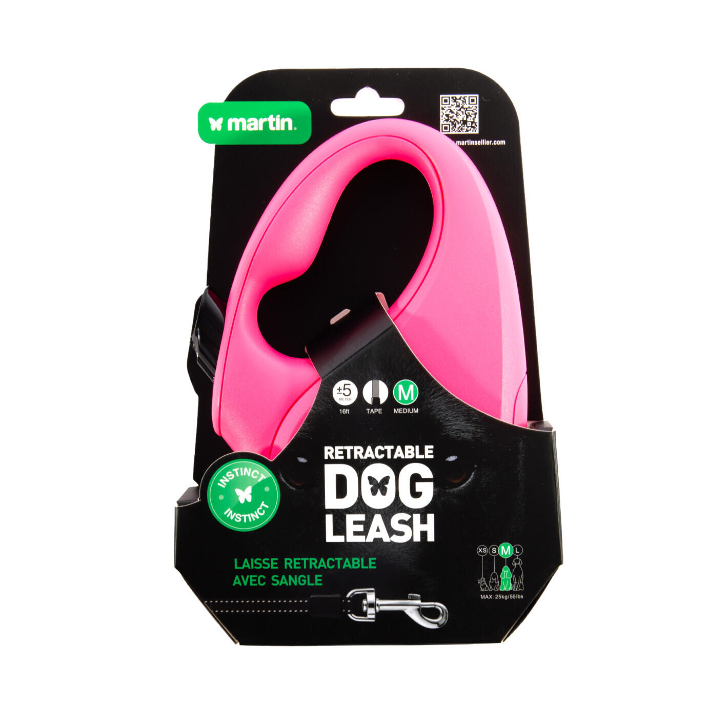 Laisse pour chien Martin Sellier Instinct M 2/3