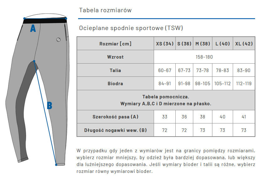 Spodnie Ocieplane Sportowe Damskie Nessi Sportswear 4/4