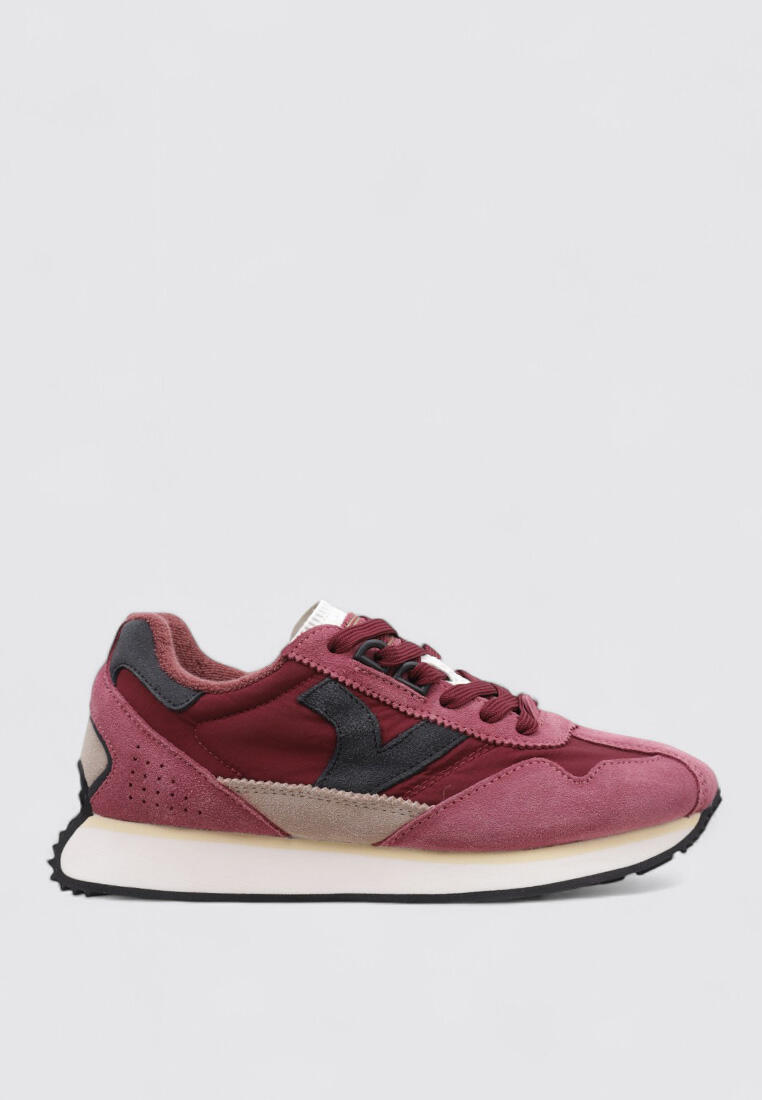 Chaussure de randonnée Baskets Femme Victoria ROOT-WASHED Bordeau 1/4