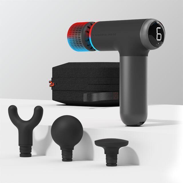 Sharper Image® PowerBoost Pro+ Pistolet de Massage Chaud et Froid Compact 5/6