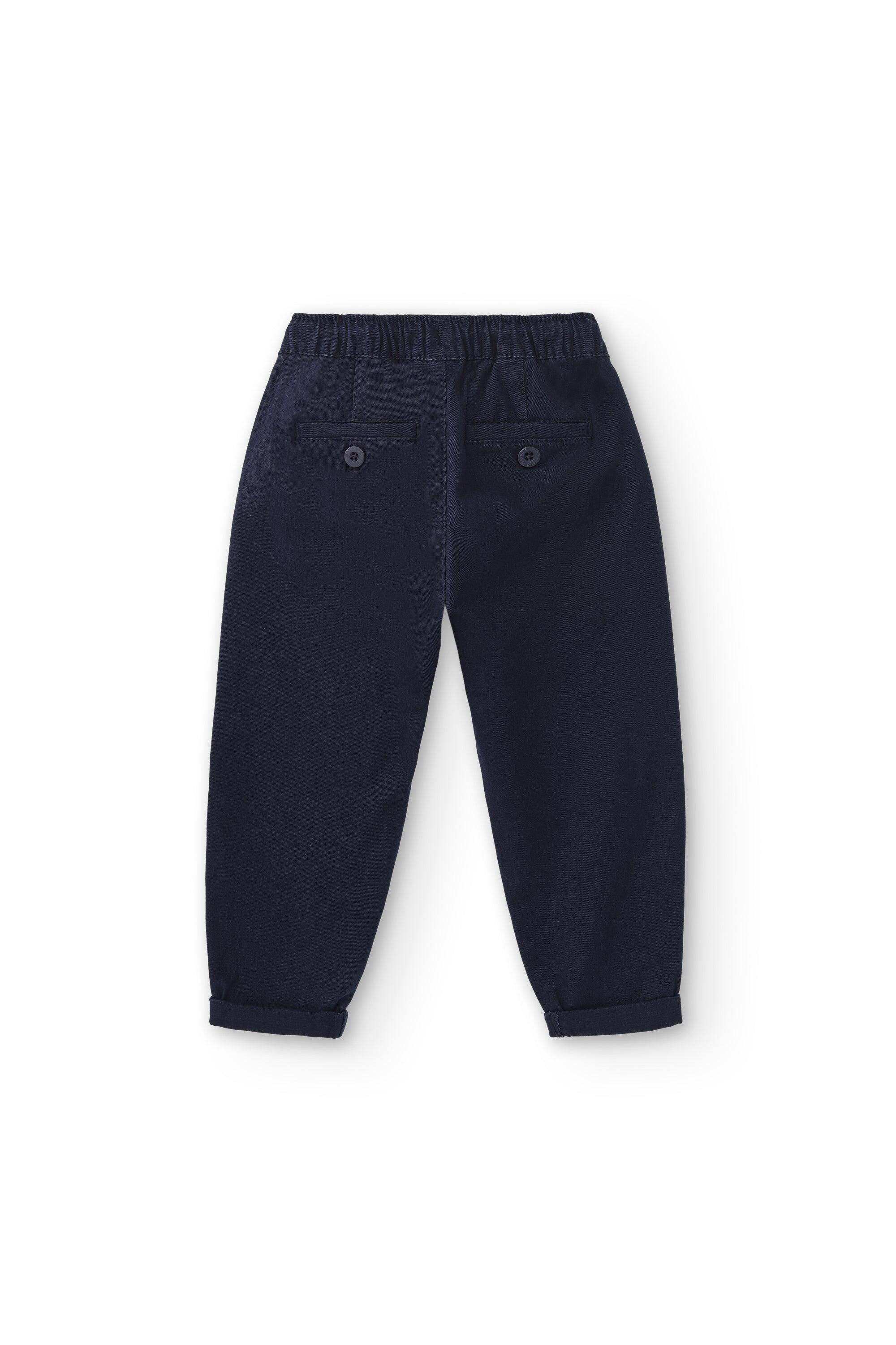 Pantalón jogger niño azul marino 3/4