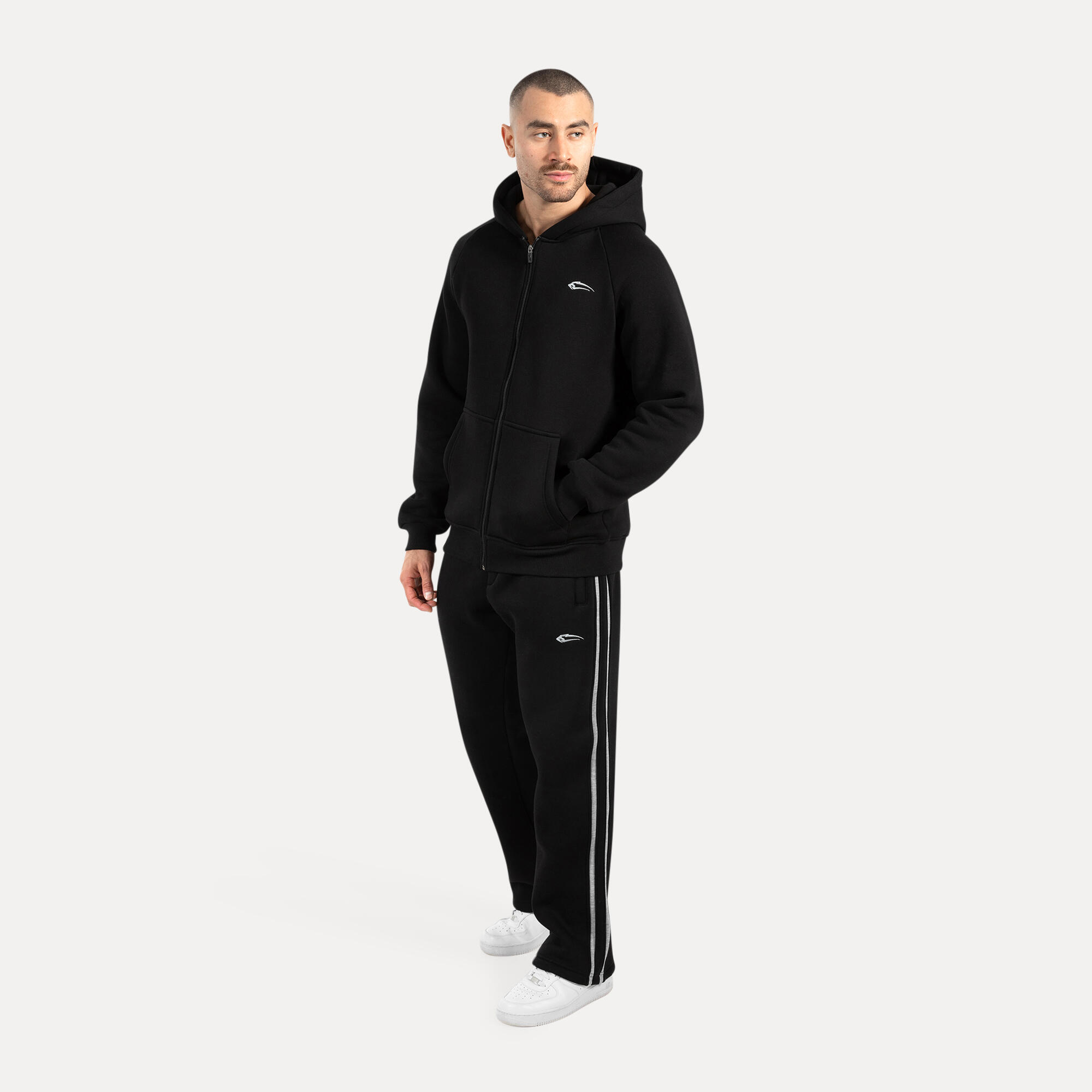 Herren Jogginghose Yasin Schwarz 3/5