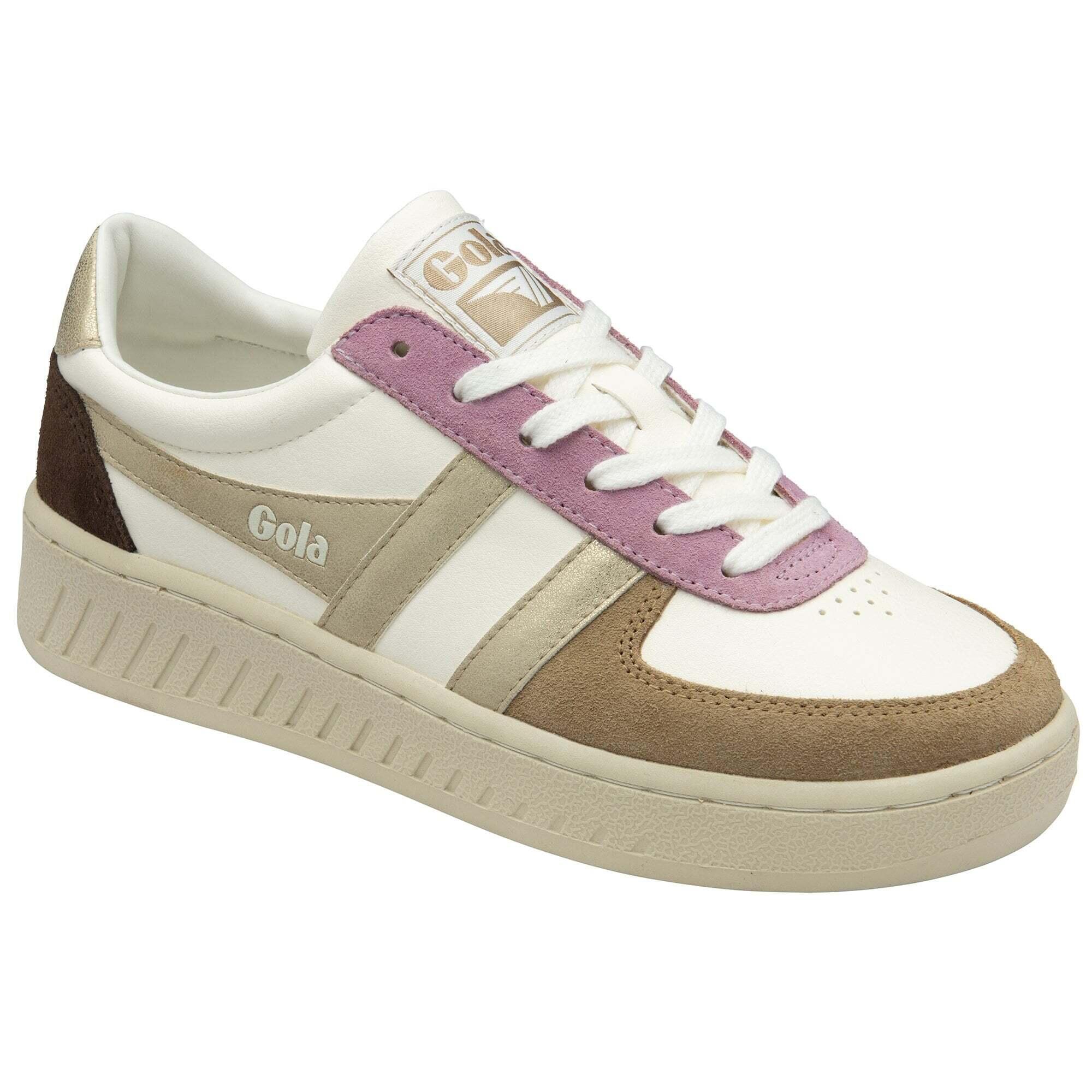 Gola - Baskets Femme Gola Grandslam Quadrant Trainer - Baskets - Blanc - Decathlon
