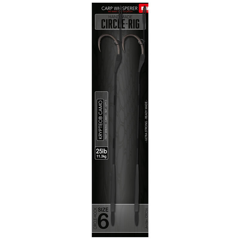 Carp Whisperer - Circle Rig - Haak maat: 6 - 2 stuks - Silt 1/1