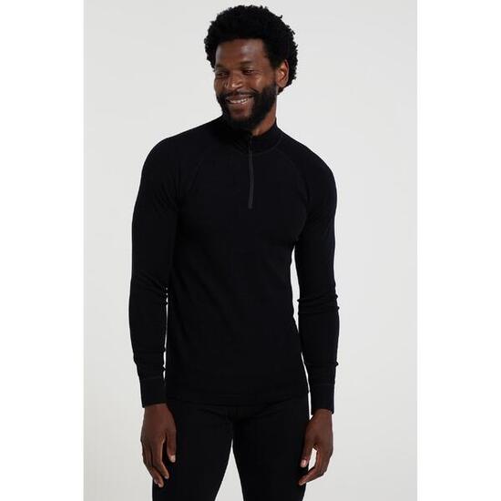 Mountain Warehouse Haut thermique homme mérinos - Léger et respirant