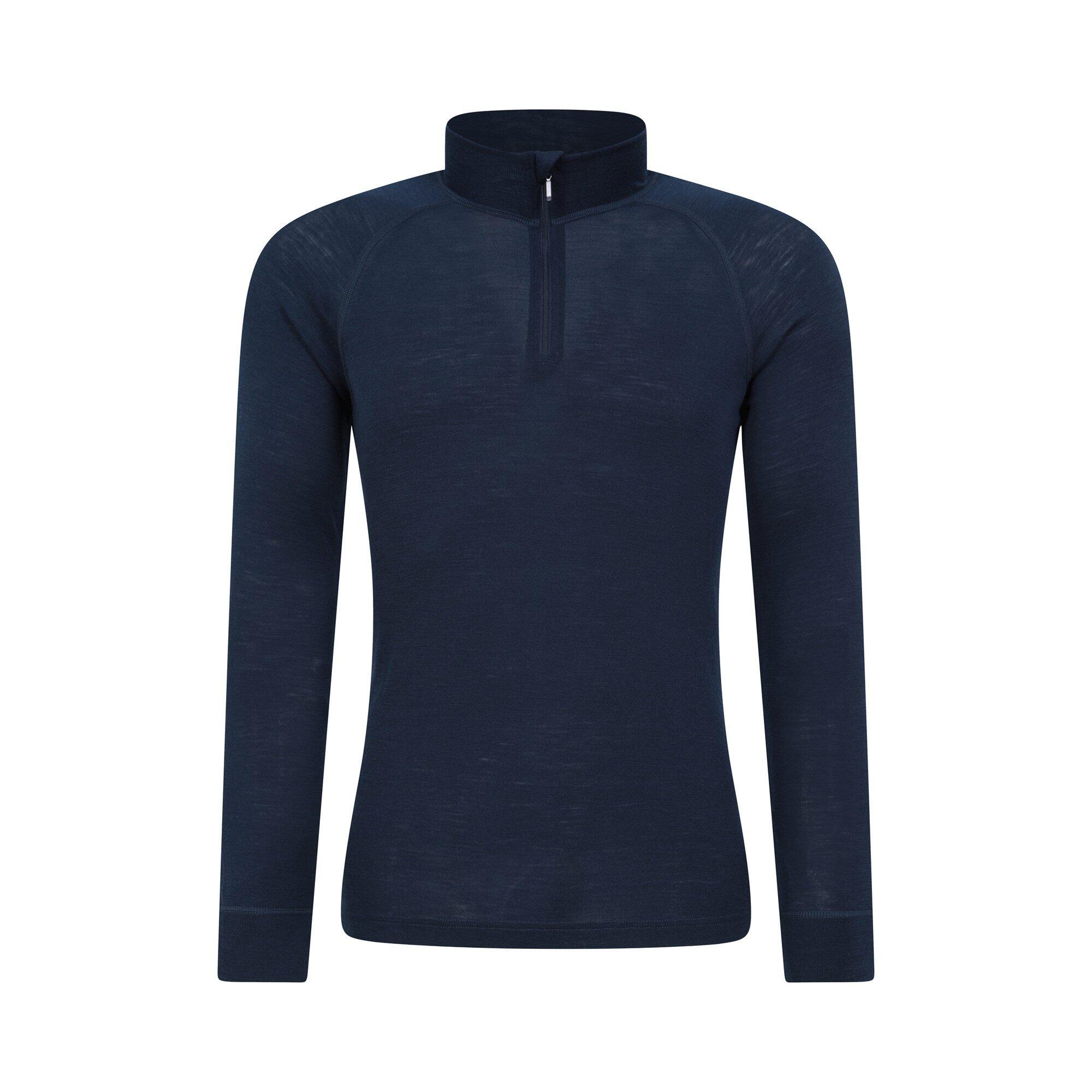 Mountain Warehouse Merino Herren Thermoshirt Half-Zip - Leicht & atmungsaktiv 5/7