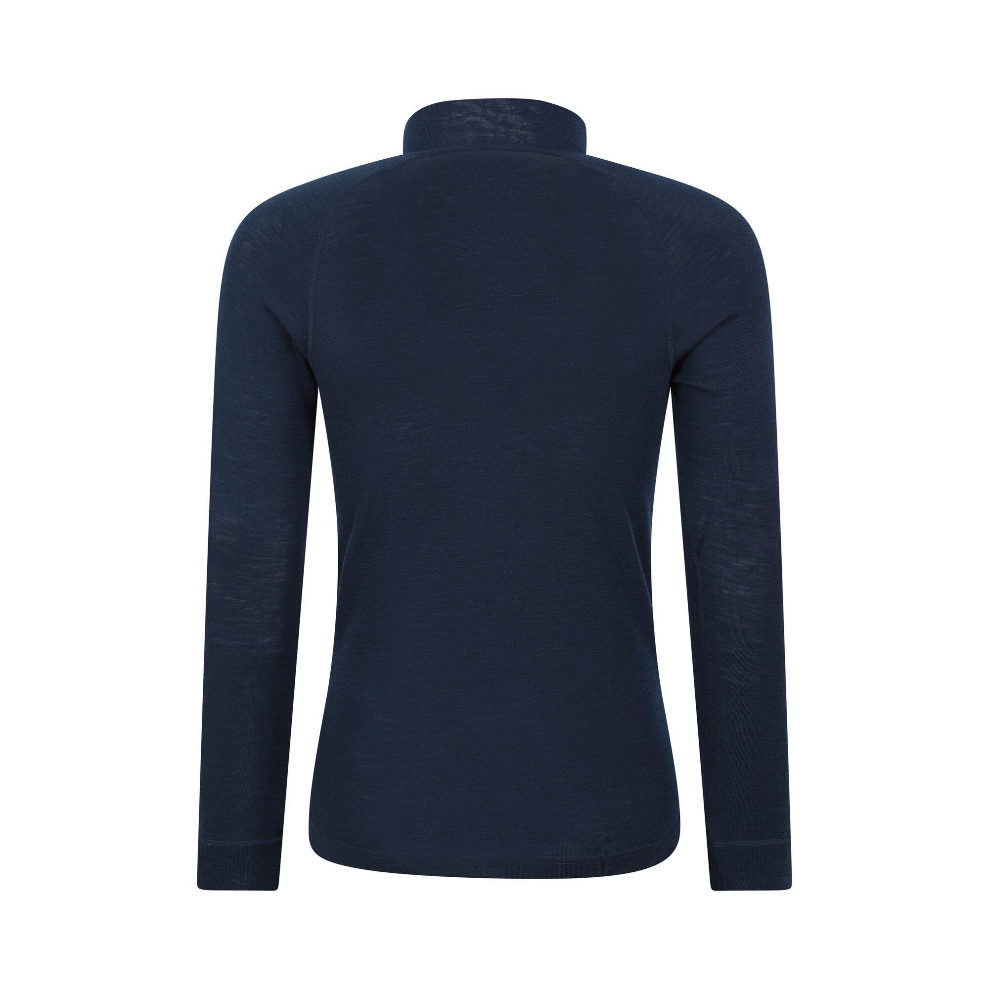 Mountain Warehouse Merino Herren Thermoshirt Half-Zip - Leicht & atmungsaktiv 7/7