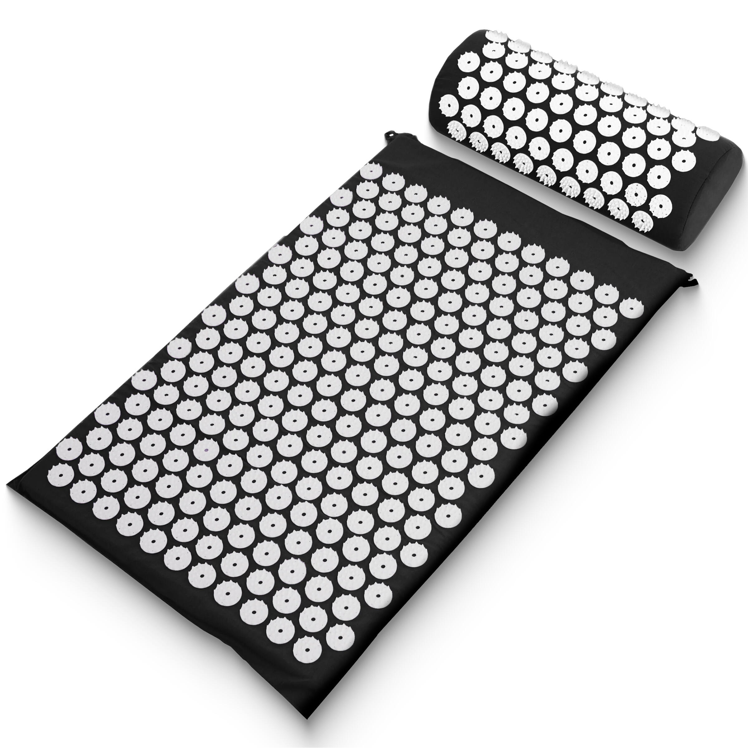 Sharper Image® Tapis d'acupression & oreiller avec sac de transport 1/7