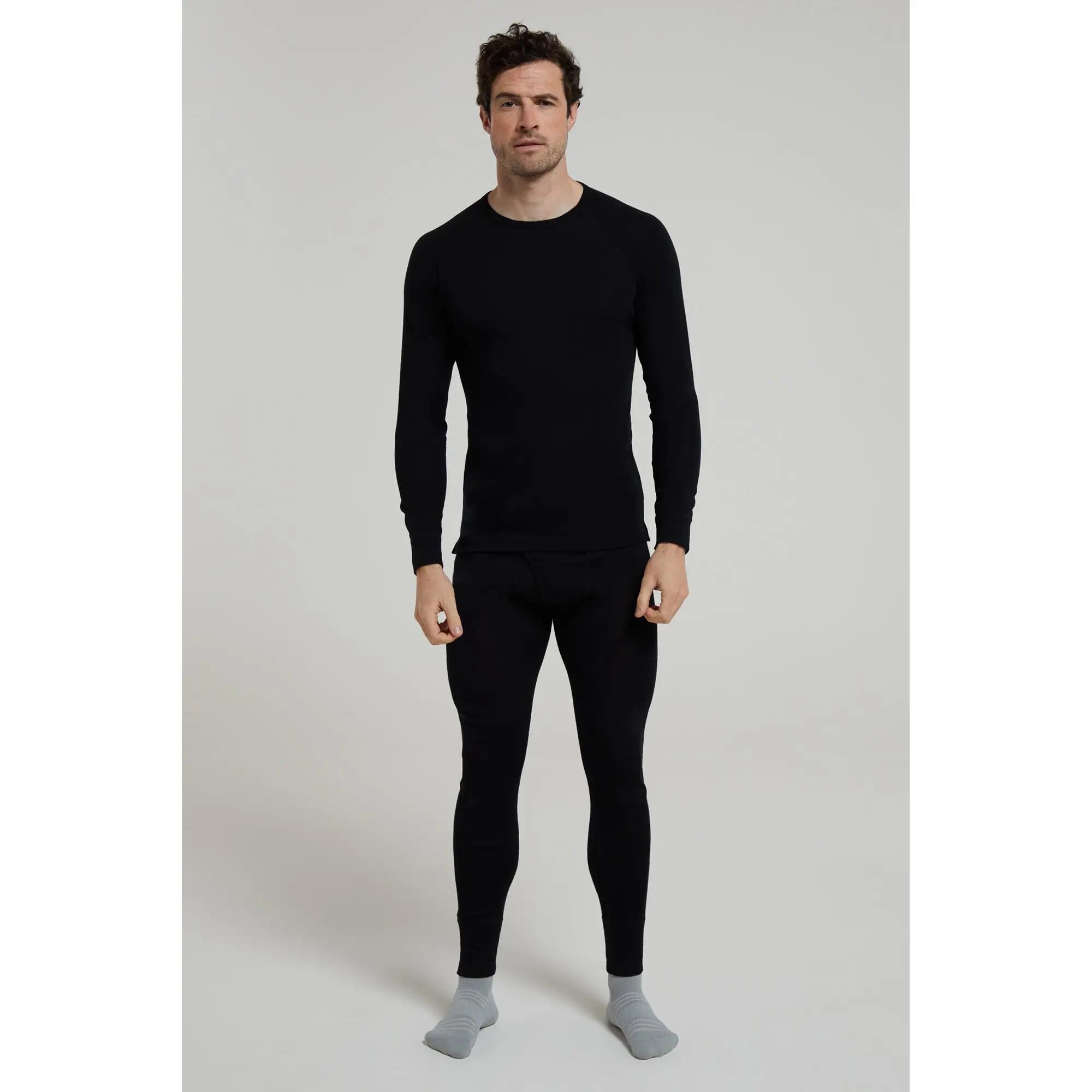 Sous-vêtement Thermique de Randonnée Homme Laine Mérinos Manches Longues 2/7