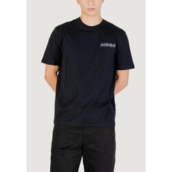 t-shirt crop top S-TURRACH SS HOMME noir