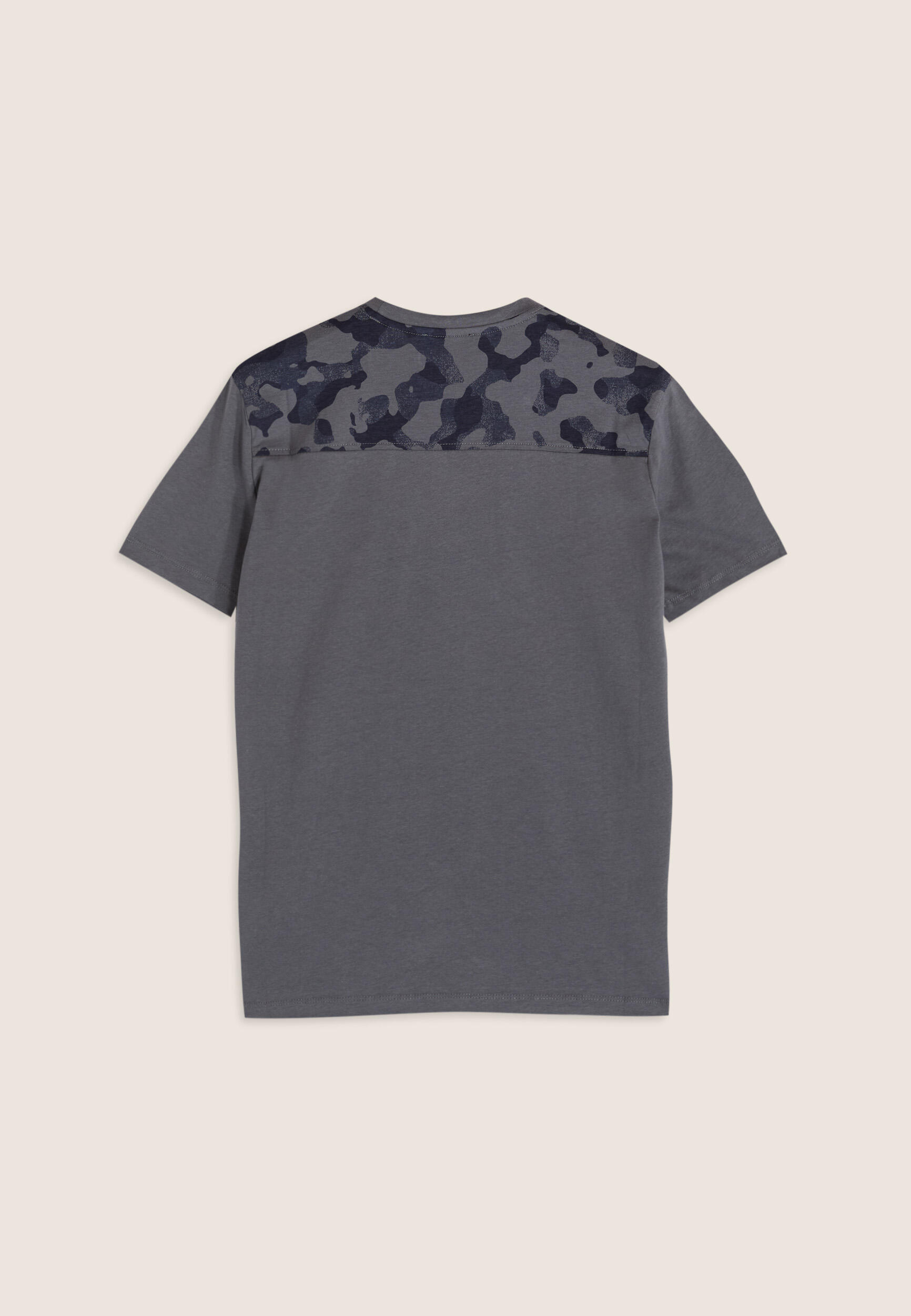 T-shirt avec empiècements camouflage et logo en forme de cœur 2/3