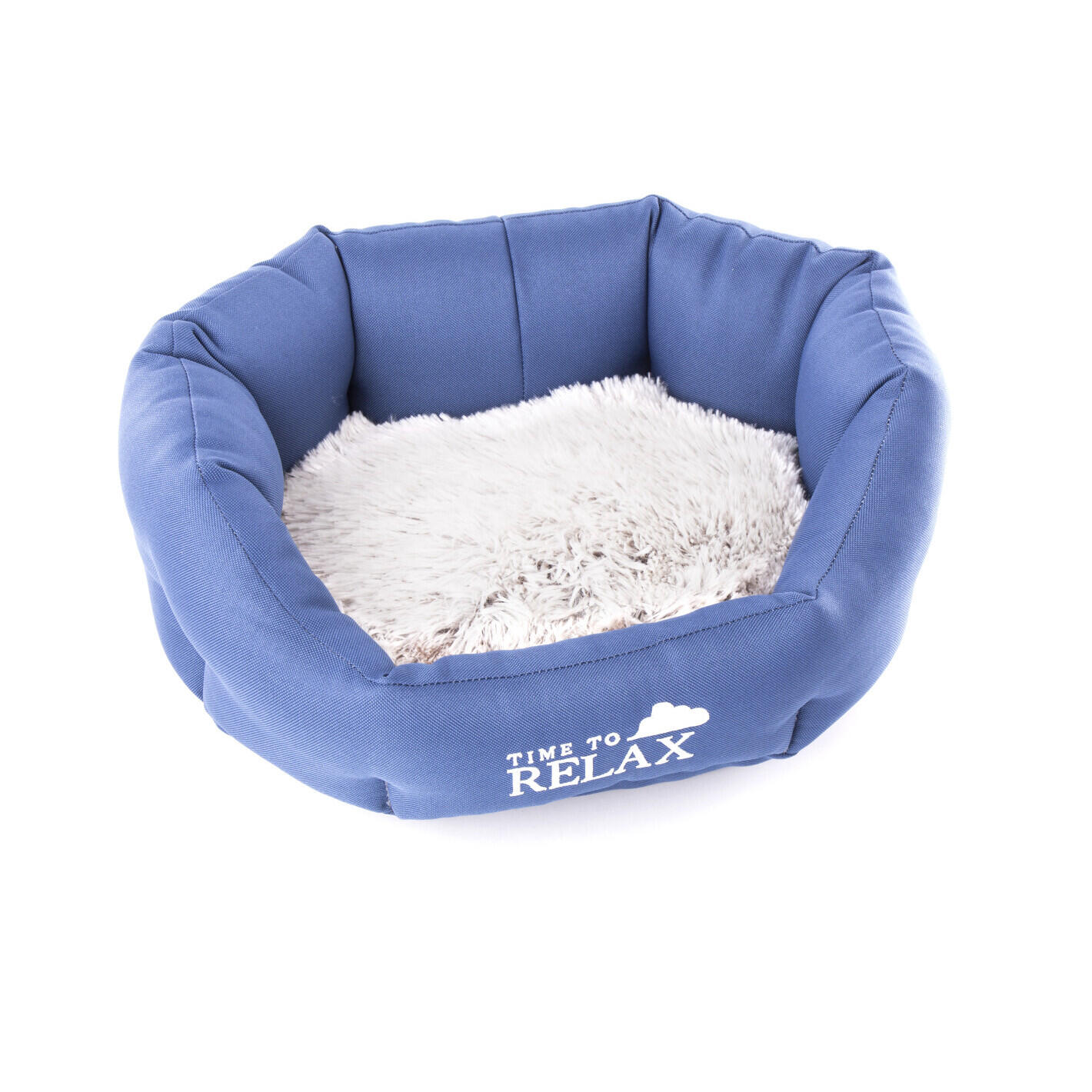 Martin Sellier - Panier Pour Chien Et Chat Confort Martin Sellier Igloo - Corbeille Pour Chien - Bleu - 55 Cm - Decathlon