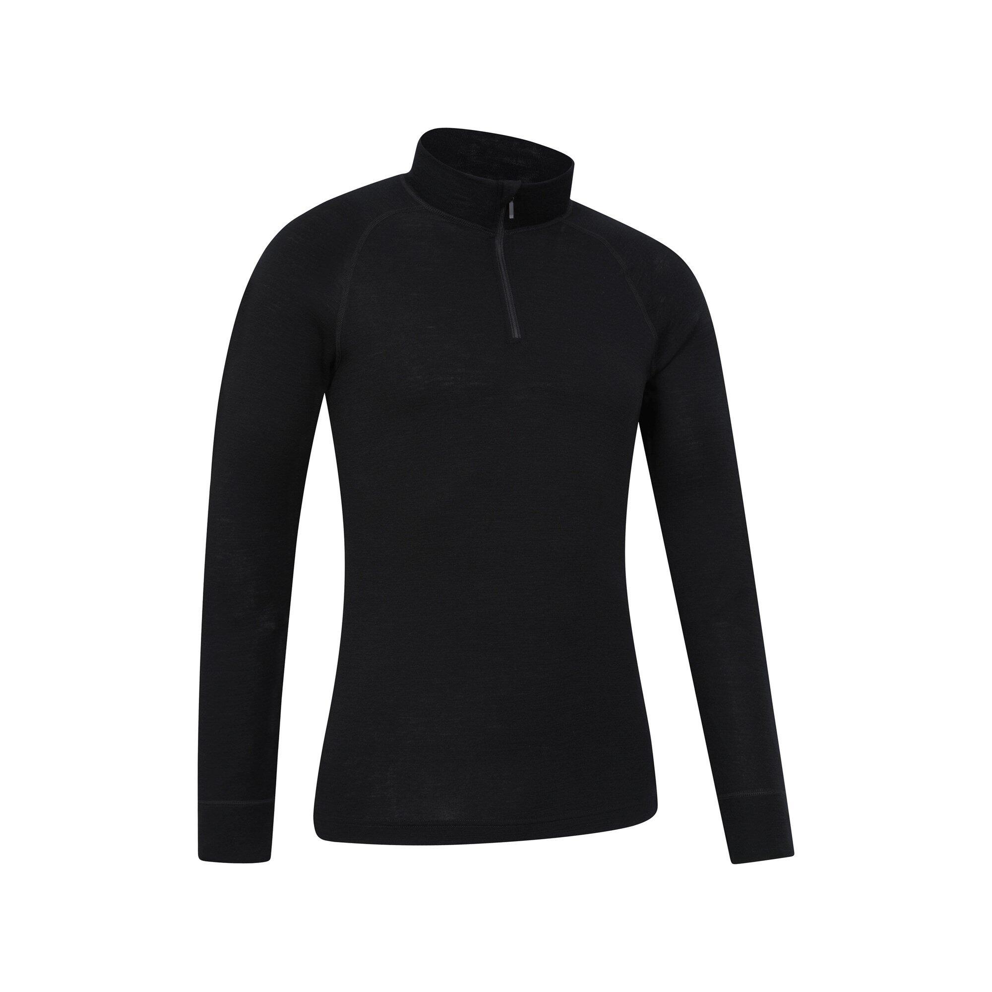 Mountain Warehouse Merino Herren Thermoshirt Half-Zip - Leicht & atmungsaktiv 5/7