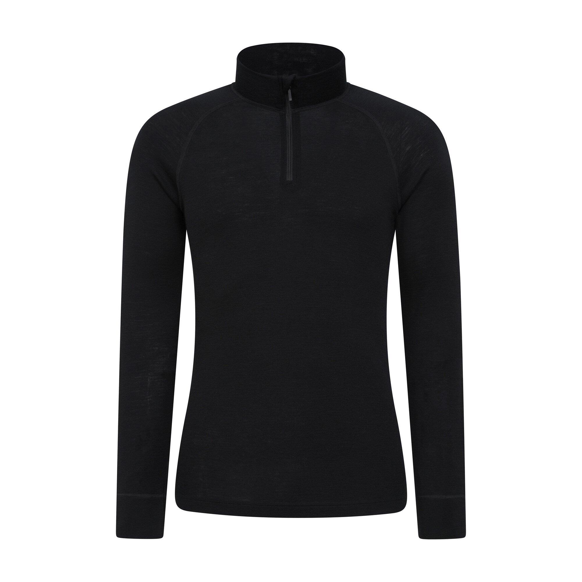Mountain Warehouse Merino Herren Thermoshirt Half-Zip - Leicht & atmungsaktiv 4/7