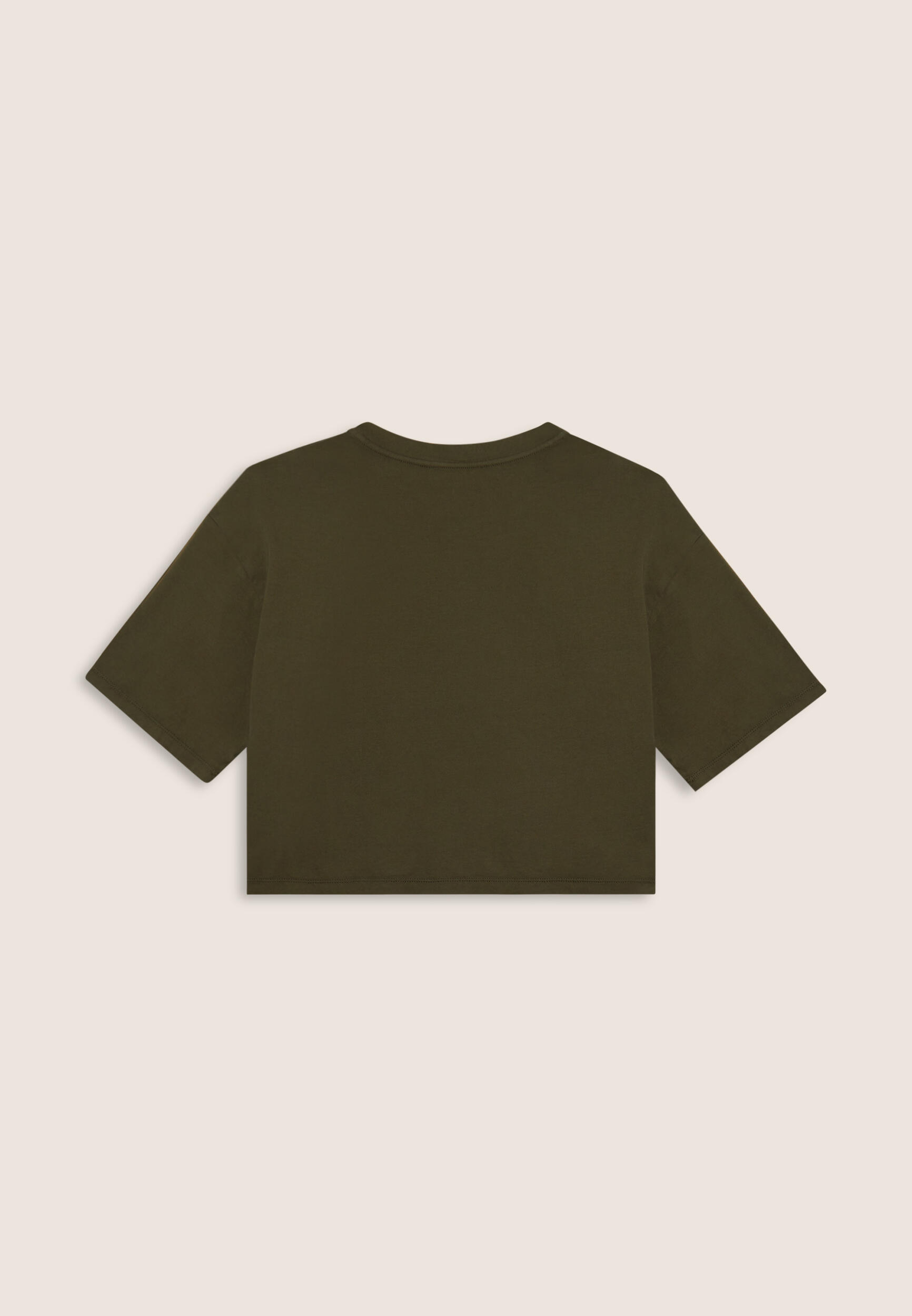 T-shirt coupe cropped avec imprimé central « Flow » 2/3