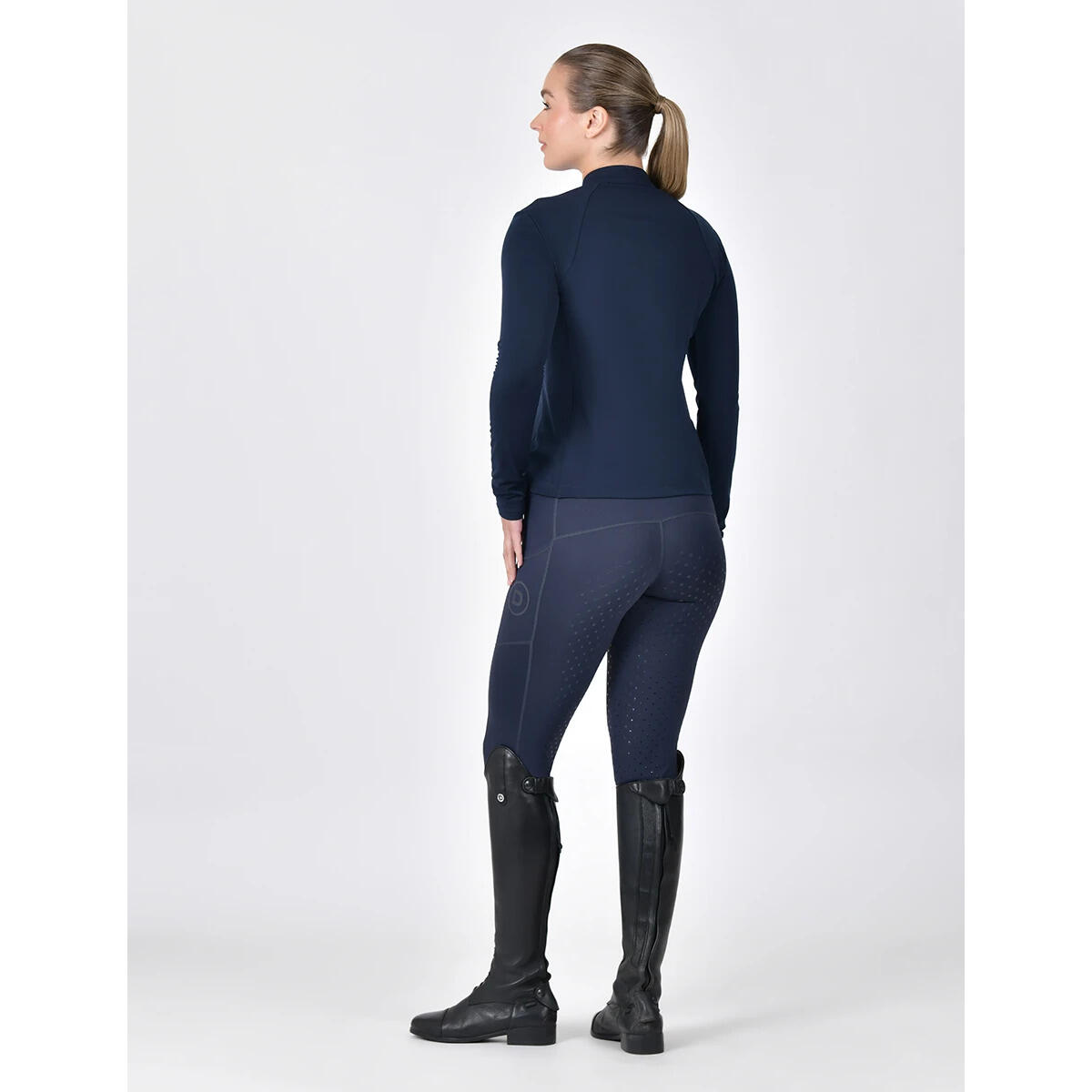 Maillot équitation manches longues brossé femme Dublin 2/5