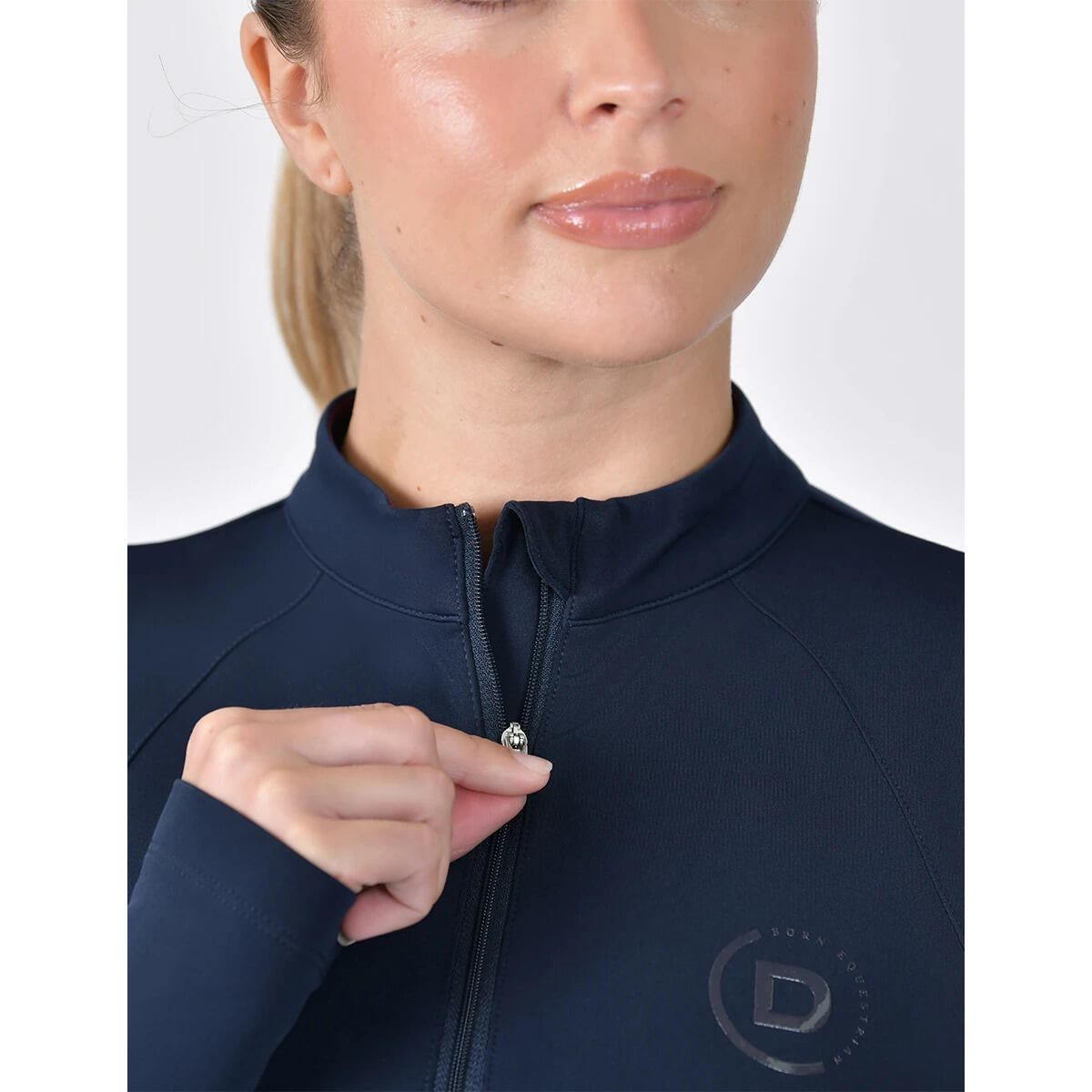 Maillot équitation manches longues brossé femme Dublin 5/5