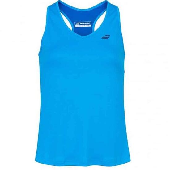 Camiseta Sin Mangas Babolat Play Azul Mujer