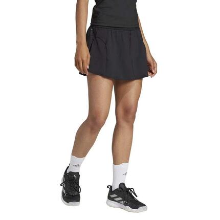 Jupe de tennis - femmes - climacool, short intégré - noir