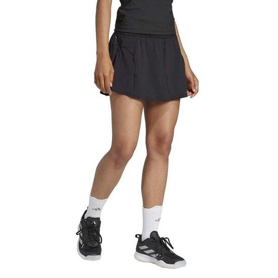 Jupe de tennis - femmes - climacool, short intégré - noir