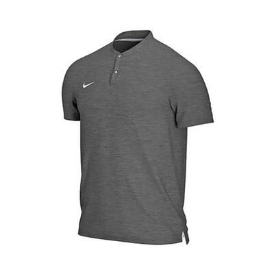 Nike heren strike 21 dri-fit poloshirt charcoal/wit maat s