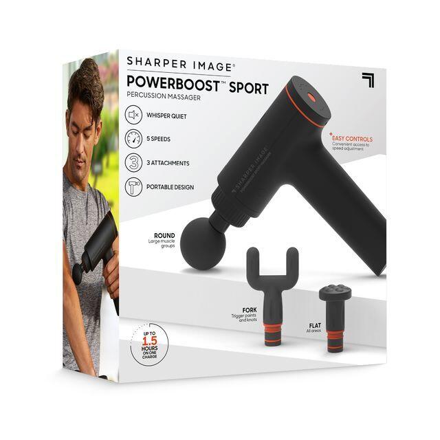 Sharper Image Powerboost Deep Tissue Pistola de Massagem Desportiva 6/6