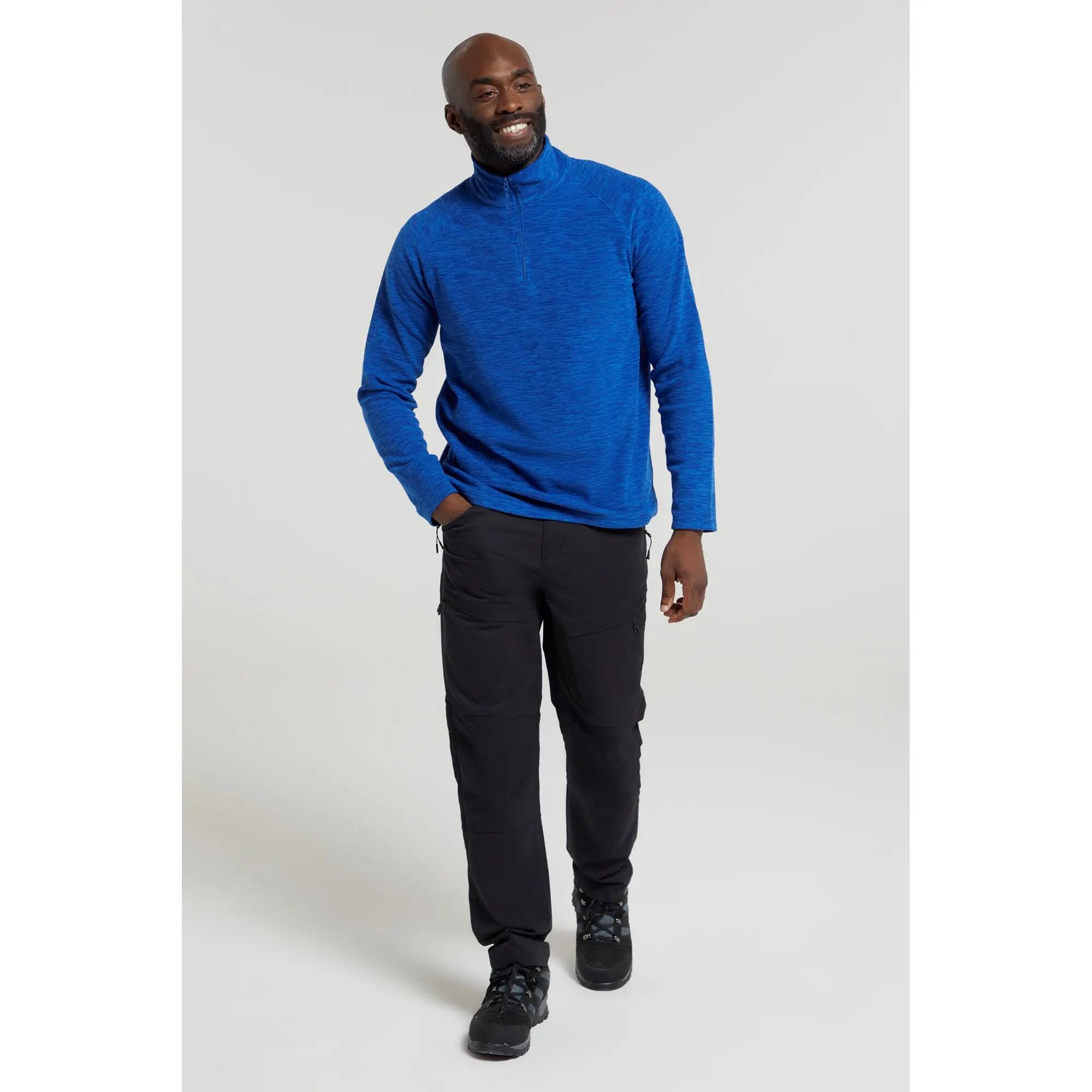 Micropolaire de Randonnée Homme Demi-Zip Légère Respirante, Snowdon II 3/7
