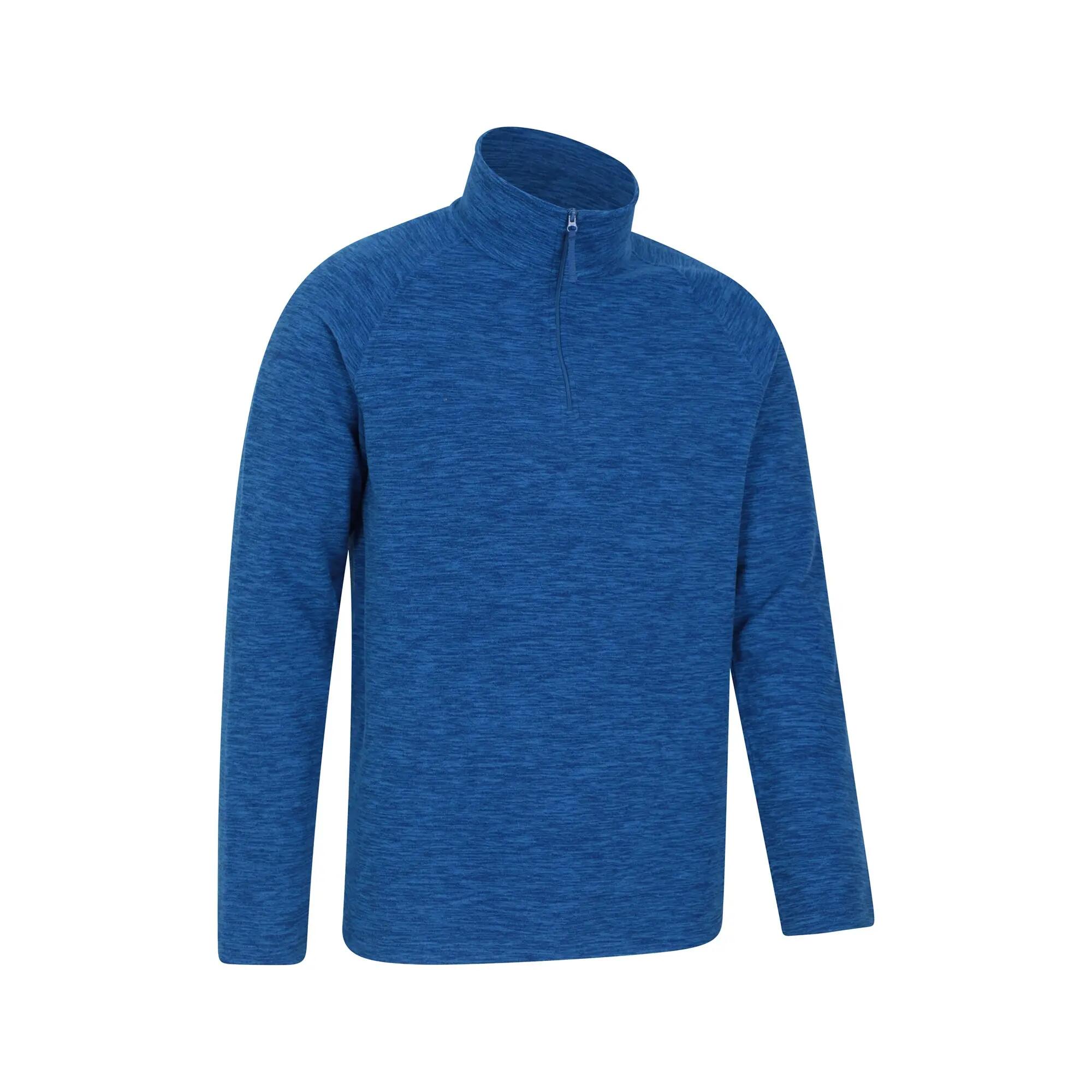 Micropolaire de Randonnée Homme Demi-Zip Légère Respirante, Snowdon II 6/7