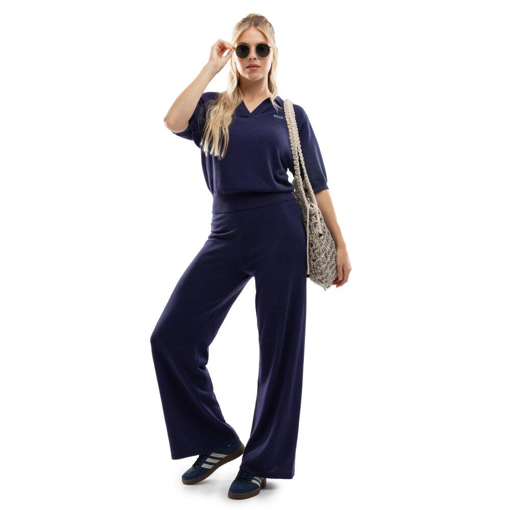Polo en maille femme IBZ Versa Navy Bleu 3/7