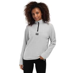 Pull polaire fin femme Sports d'hiver Limestone-W Gris Nacré