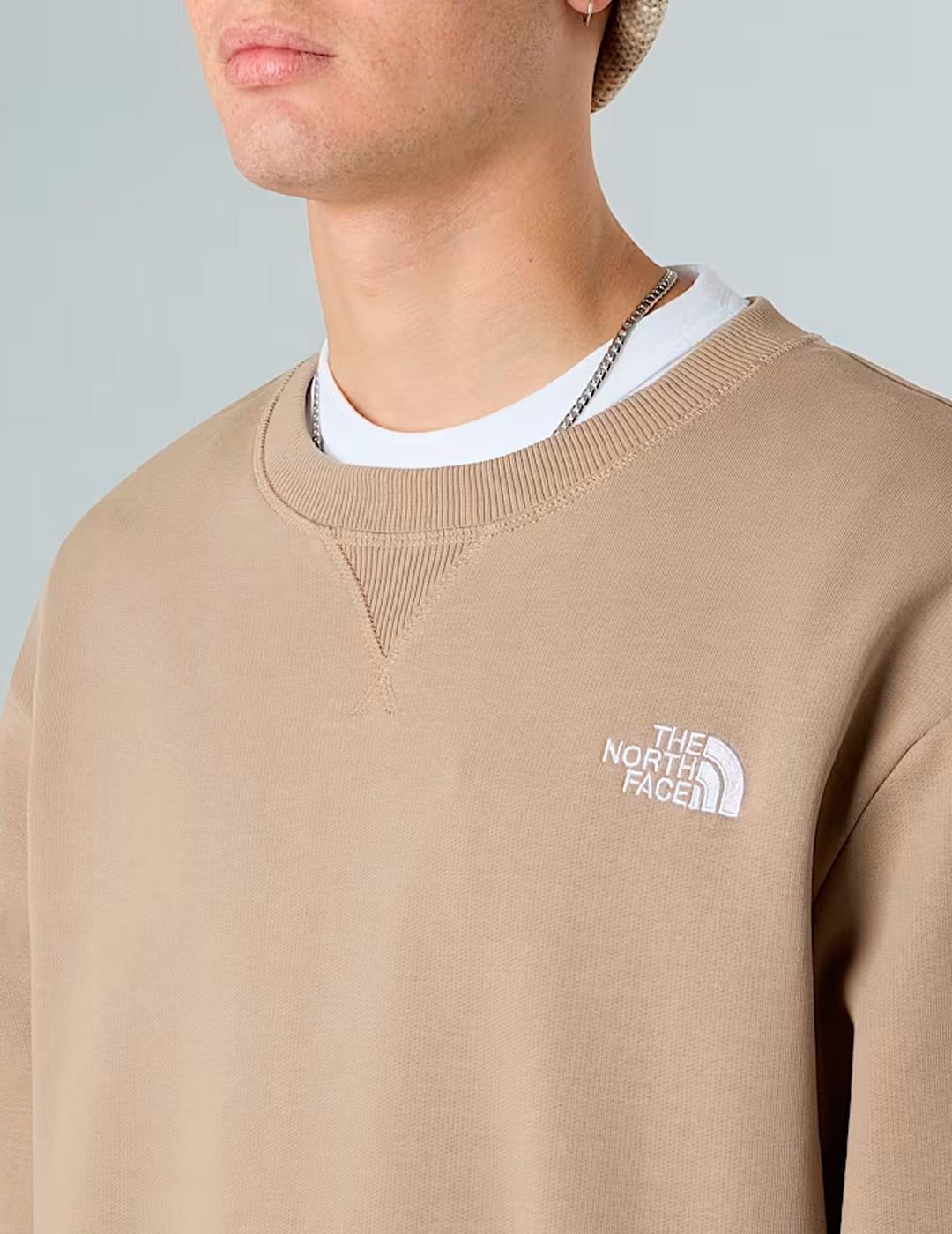 Maglia e felpa da uomo The North Face beige. 6/7