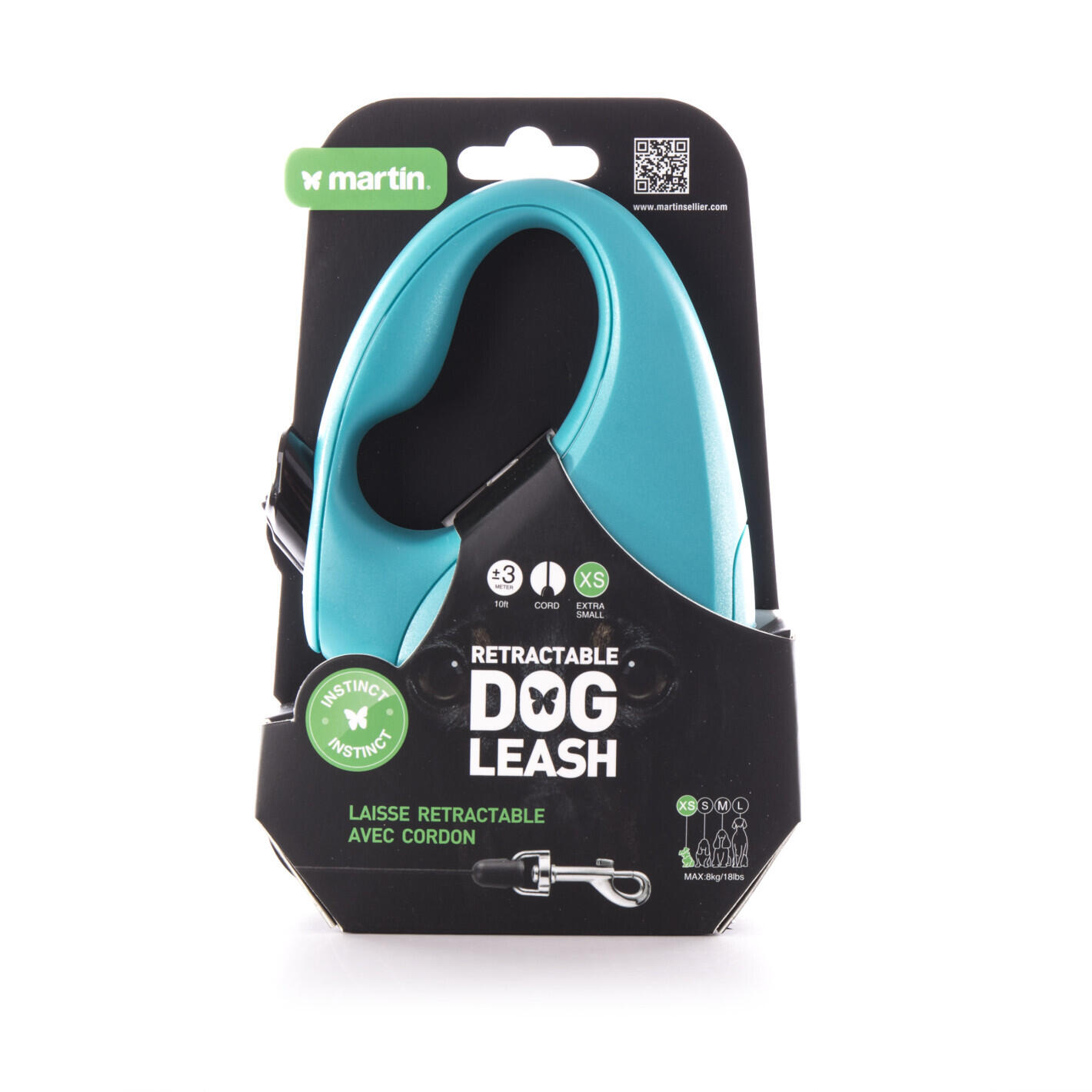 Laisse pour chien cordon Martin Sellier Instinct XS 2/2