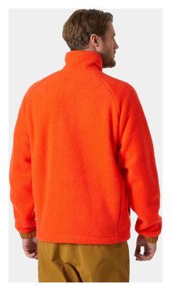 Giacca Pile Helly Hansen Panorama Uomo — Bottoni, Rosso/Oliva 2/6