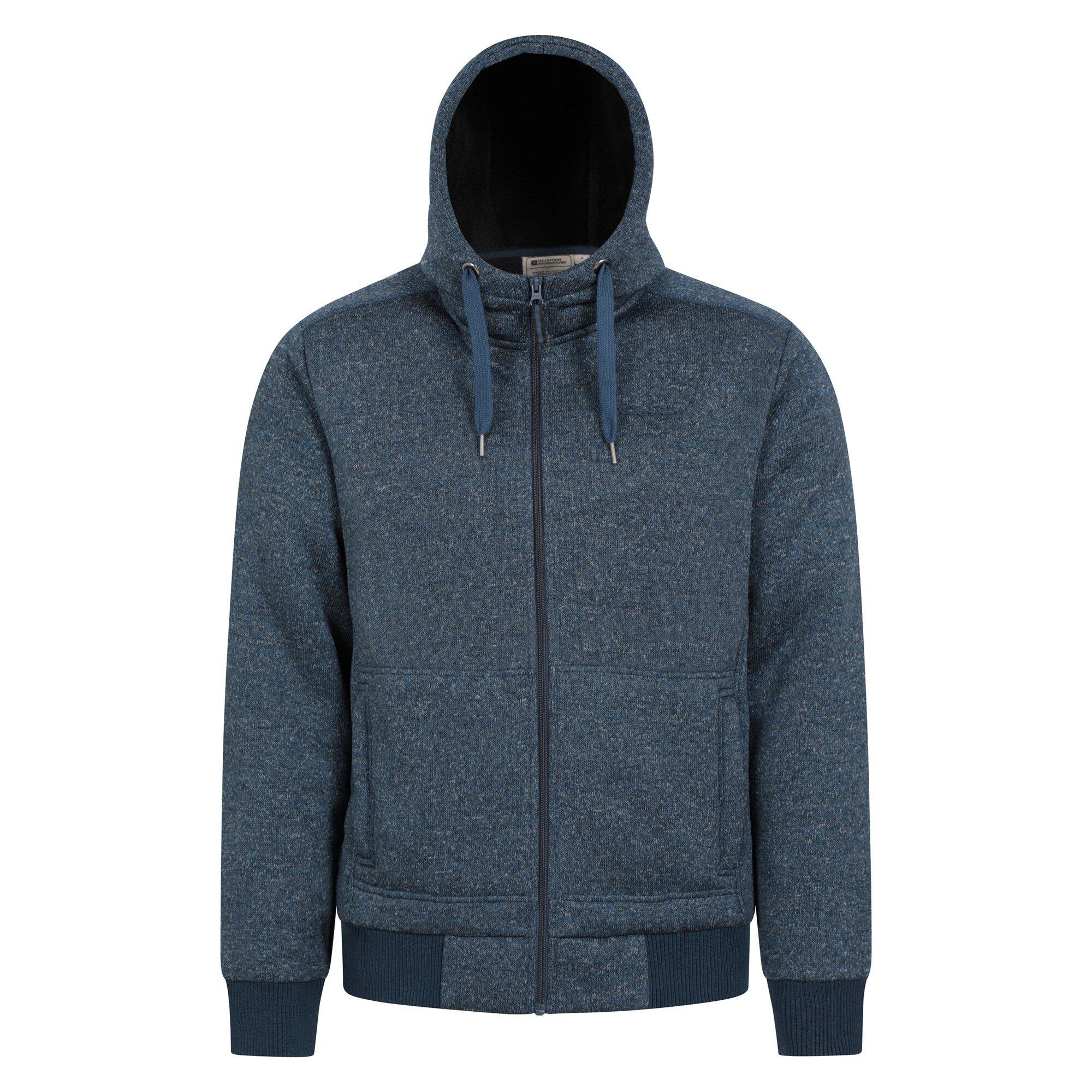Mountain Warehouse Nevis Herren Hoodie mit Fleecefutter - Bequem und isolierend 4/7