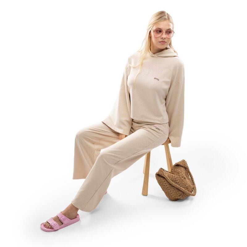 Dámská scuba cropped mikina IBZ Tanit Ivory