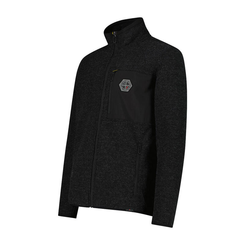 Bluza polar bărbați CMP 35H3907 Melange tricotată