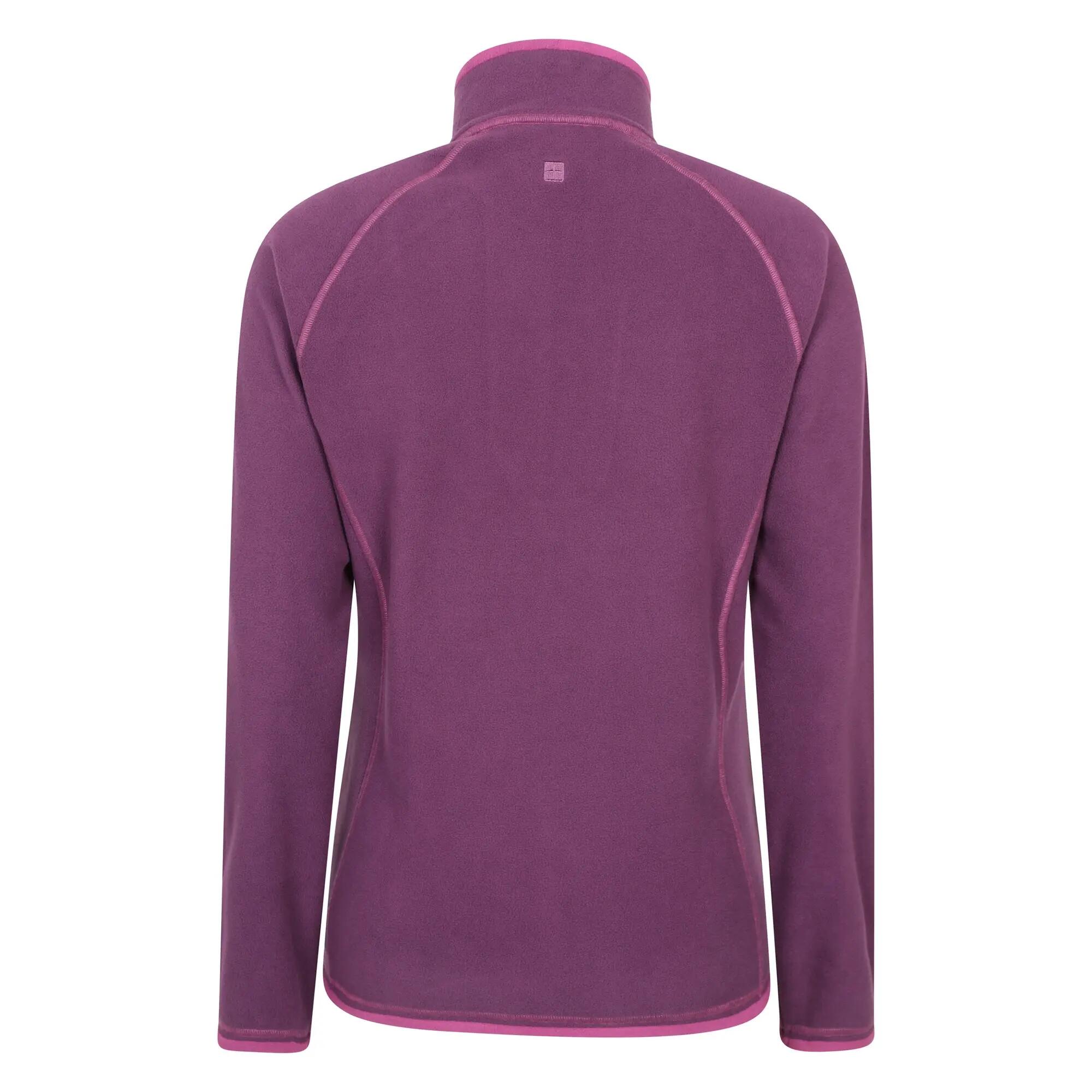 Polaire de Randonnée Femme Demi-Zip Légère Respirante, Montana 3/7