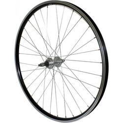 Roue arrière alu double paroi moyeu alu axe plein roue libre P2R 7-6V.
