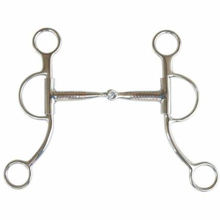 Mors de bride pour cheval branches courtes Brad Ren's