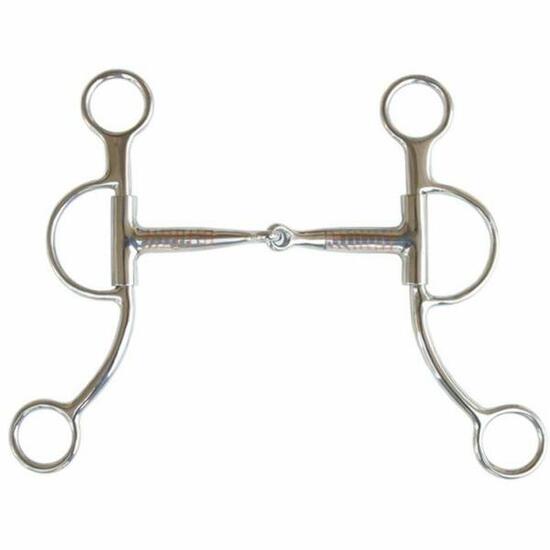 Mors de bride pour cheval branches courtes Brad Ren's