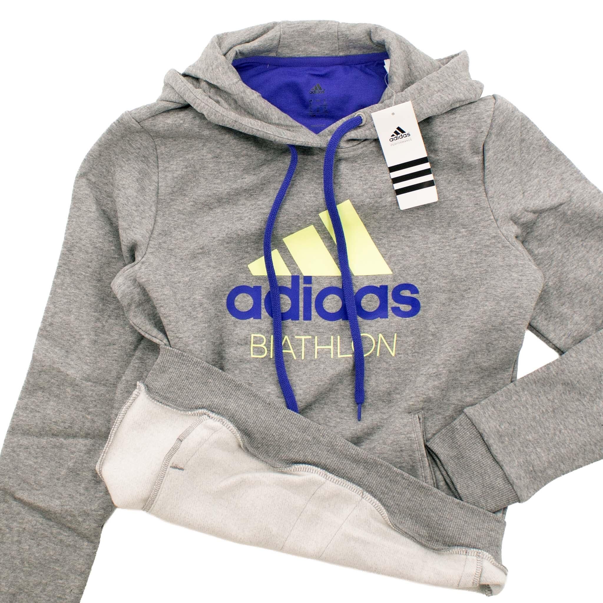 Hoodie Graphic Biathlon in Grau 3/4